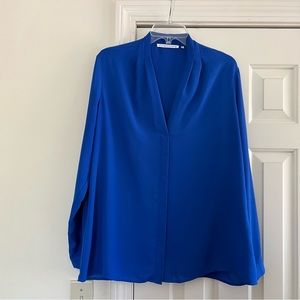 Violet and Claire XL blue long sleeve blouse
